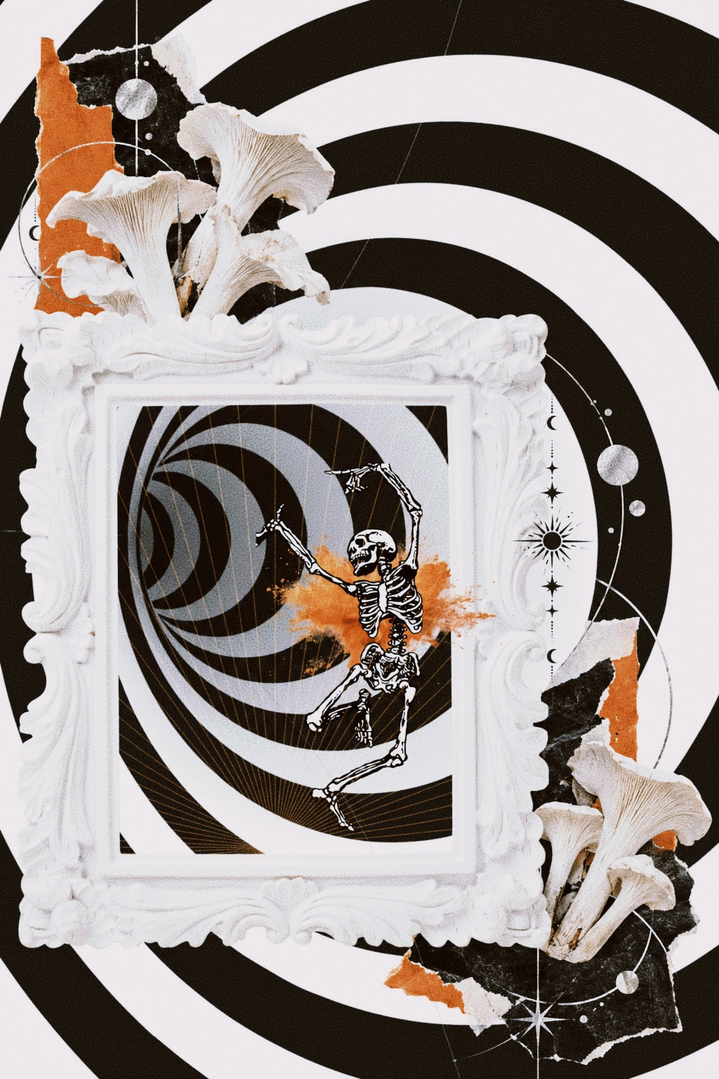 WALTZING WITH THE VOID (Original Artwork/Collage, Fine Art Giclee Print)
