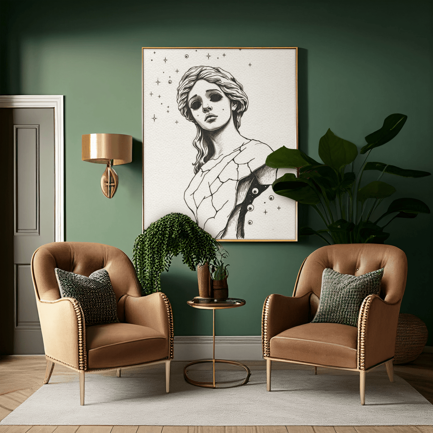 AGNOSIA (a Giclee Fine Art Print Couplet) - aTinyArtGarageCollage