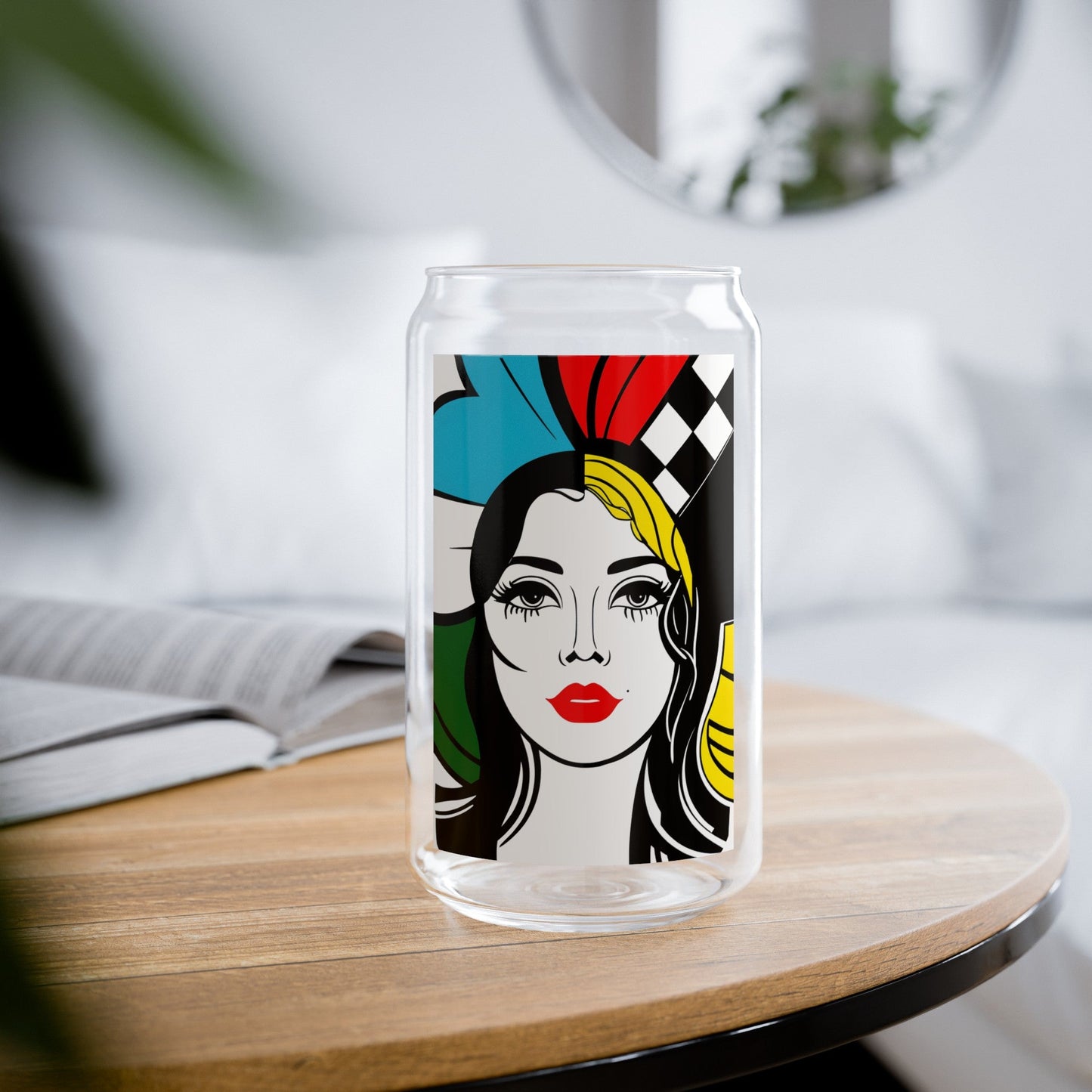 Lady Speedway Sipper, 16oz - aTinyArtGarageMug