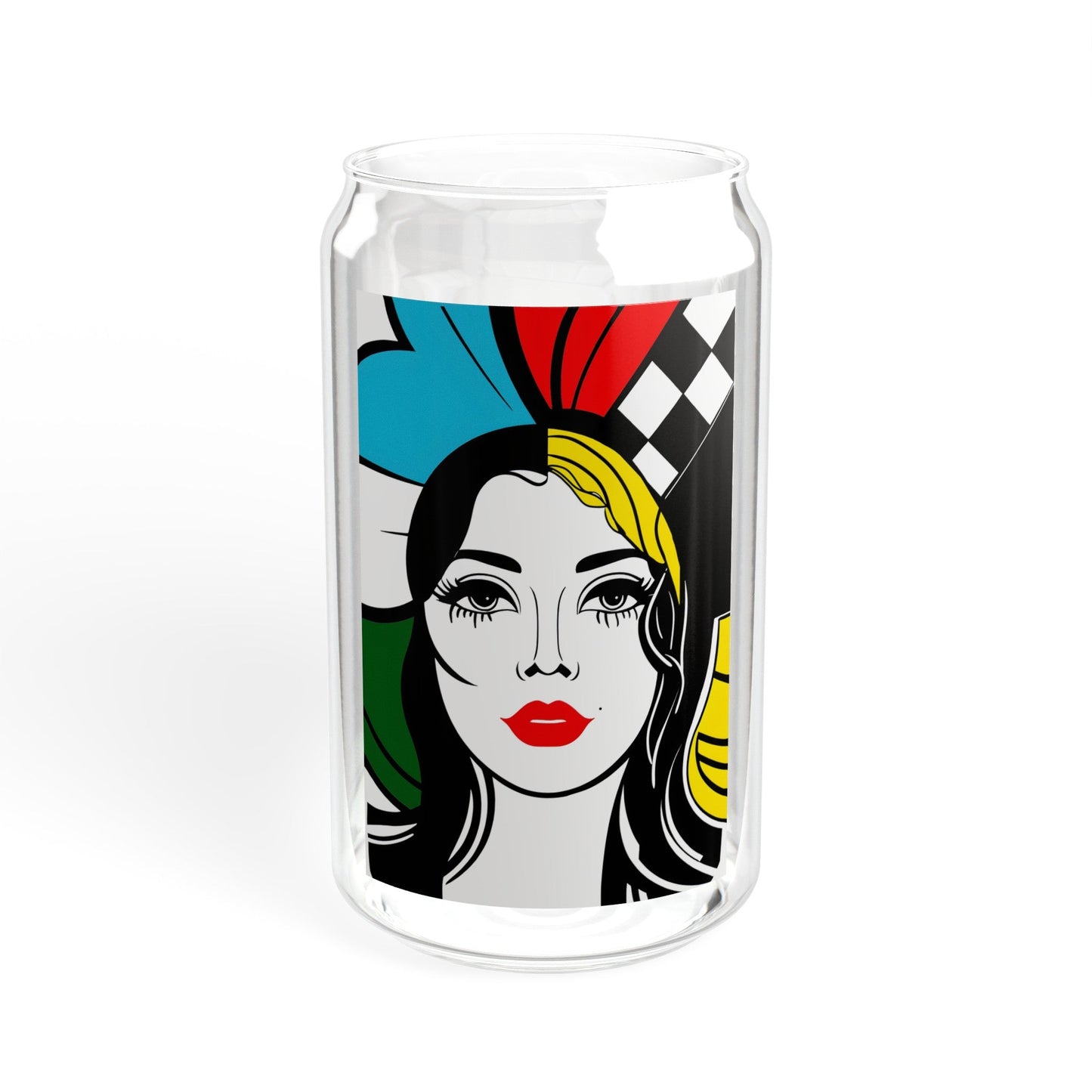 Lady Speedway Sipper, 16oz - aTinyArtGarageMug