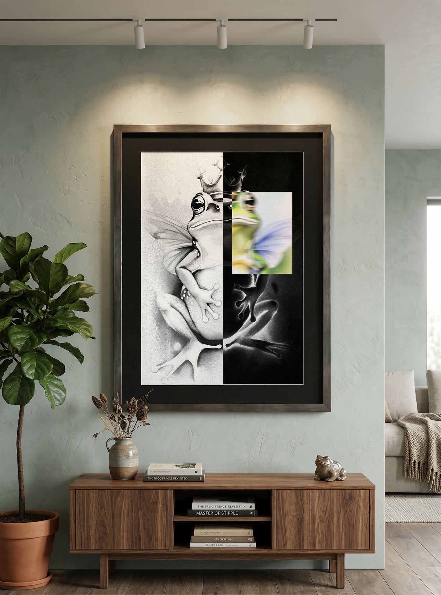 MY FAIRY FROG MOTHER (Original Artwork, Giclee Fine Art Print)