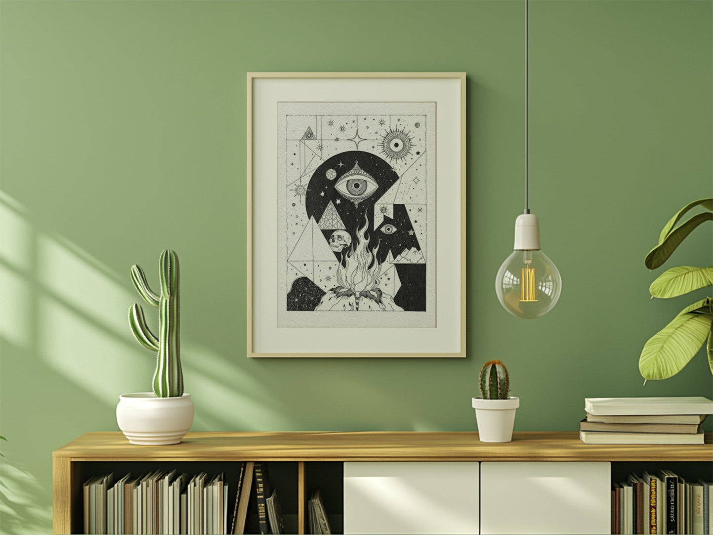 QVEEN WITXH (254gsm Giclee Fine Art Print) - aTinyArtGarageCollage