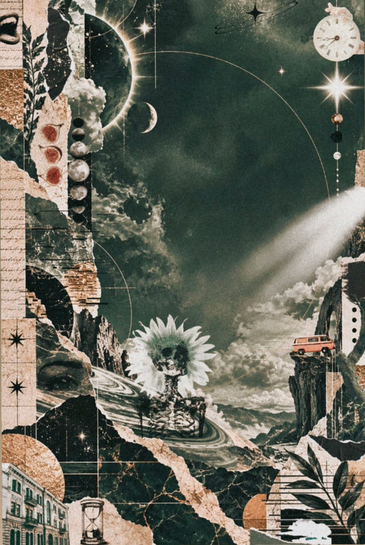 EVERYTHING, EVENTUALLY (Original Artwork/Collage, Fine Art Giclee Print)
