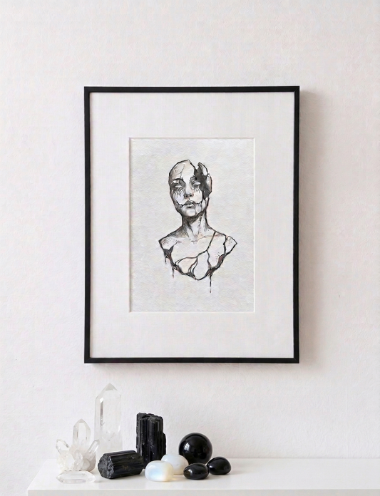 CALLING COLLAPSE (Original Artwork, Fine Art Giclee Print)