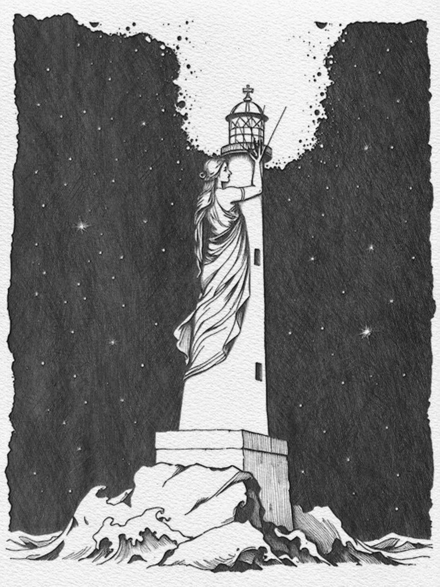 FIND YOUR LIGHT (Original Artwork, Giclee Fine Art Print)