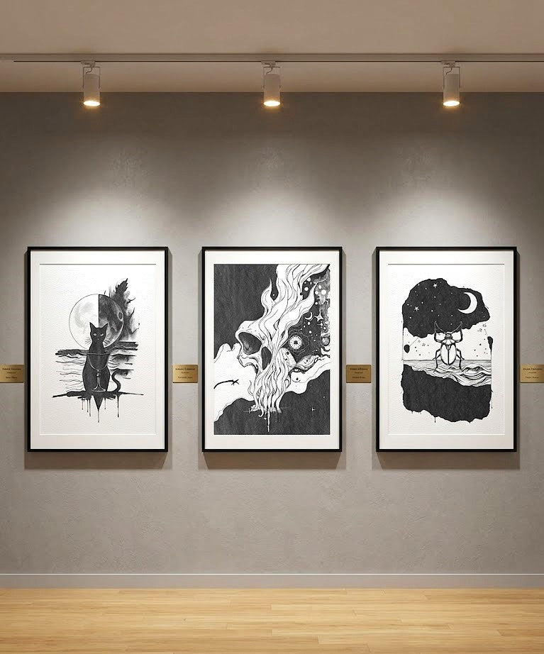 DANCING THROUGH DEATH (Original Artwork, Giclee Fine Art Print)