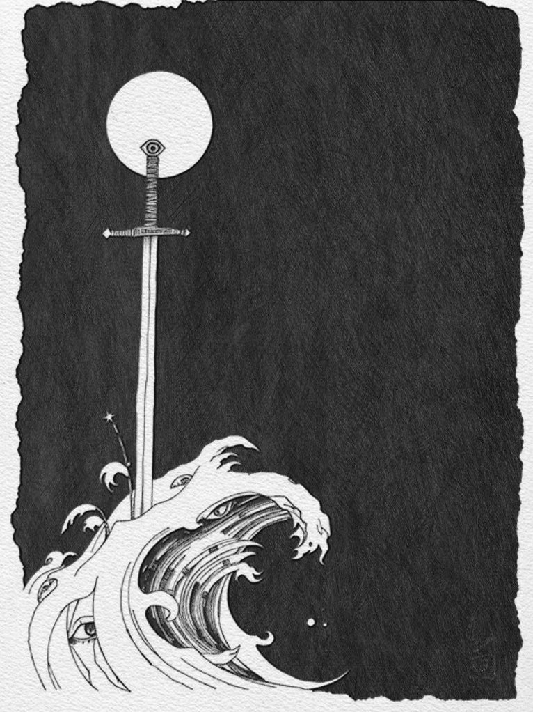 POINTLESS (Original Artwork, Fine Art Giclee Print)