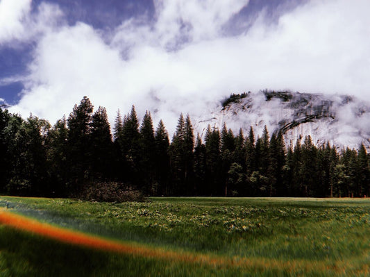 White Rainbow (Yosemite. Fine Art Giclee Print, 254GSM.) - aTinyArtGarage